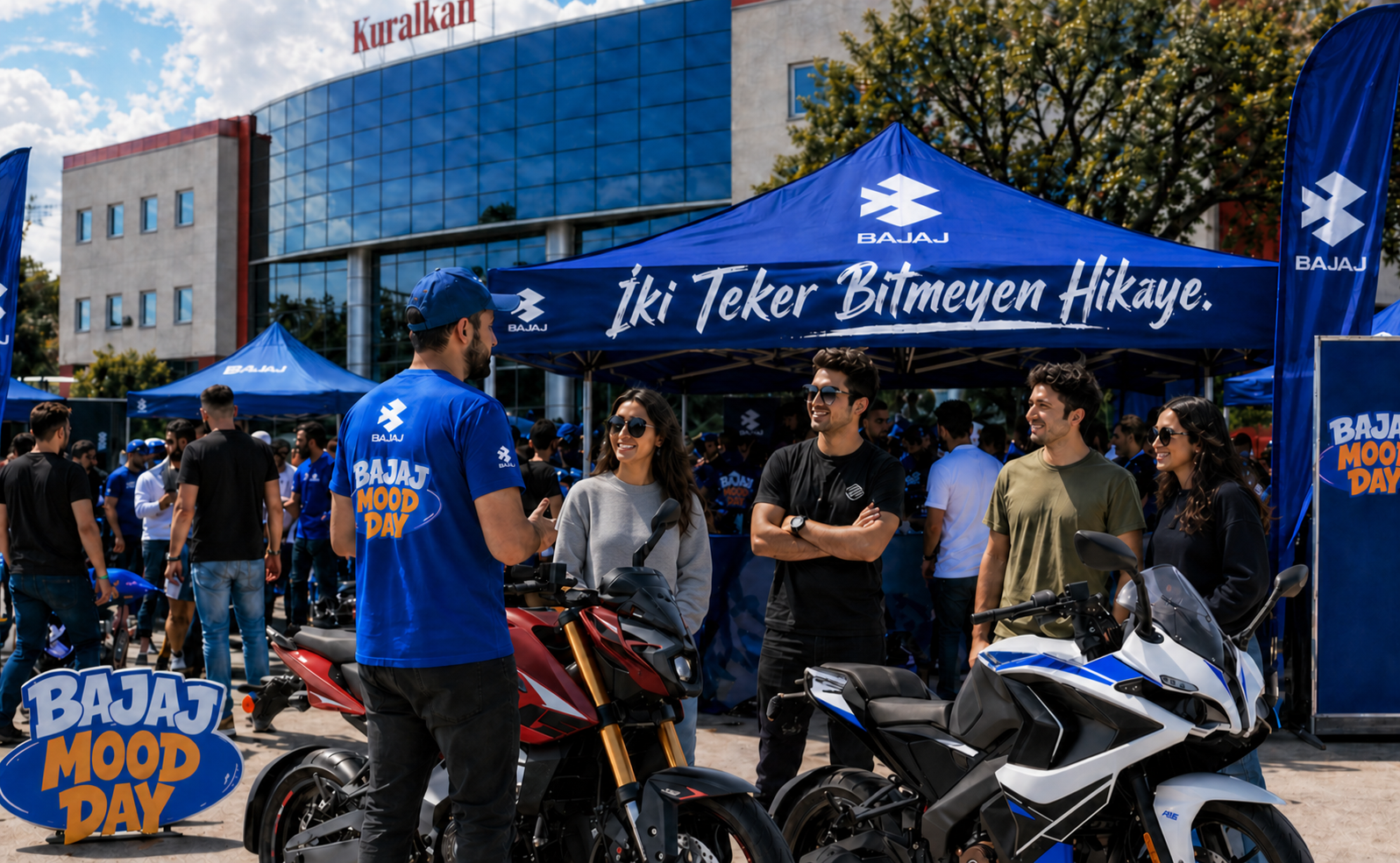 Bajaj Mood Day etkinlik alanı